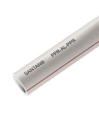 Труба поліпропіленова PPR SANTAN Composite 32 мм PPR-AL-PPR 32 х 4 мм Труба поліпропіленова PPR SANTAN Composite 32 мм PPR-AL-PPR 32 х 4 мм