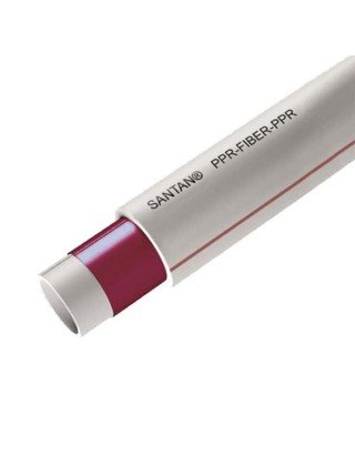 PPR труба SANTAN Fiber 20 мм PPR-Fiber-PPR 20x2,8 мм