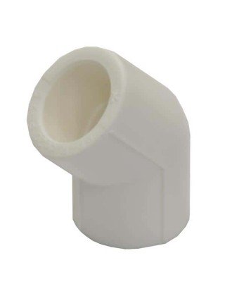 Кут PP-R SANTAN 45° 20 мм NEW білий