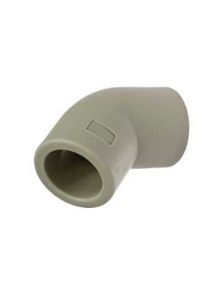 Кут PP-R LING LONG 50х45° Кут PP-R LING LONG 50х45°