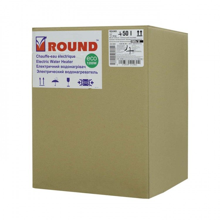 купити Водонагреватель бытовой электрический ROUND ECO VMR 50 (1200W) 941290 - ROUND Водомет в Києві купити Водонагреватель бытовой электрический ROUND ECO VMR 50 (1200W) 941290 - ROUND Водомет в Києві