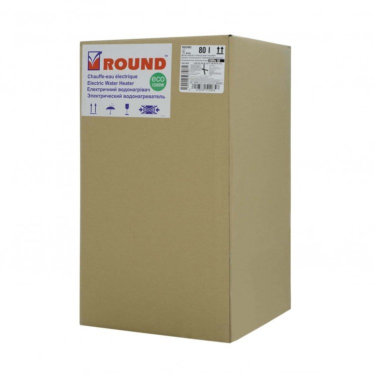 купити Водонагреватель бытовой электрический ROUND ECO VMR 80 (1200W) 951276 - ROUND Водомет в Києві