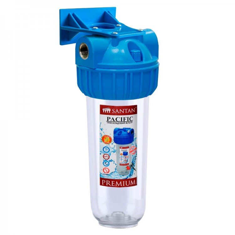 купити Колба SANTAN Pacific 3PS, 1/2" для холодної води (без картриджа) - SANTAN Водомет в Києві