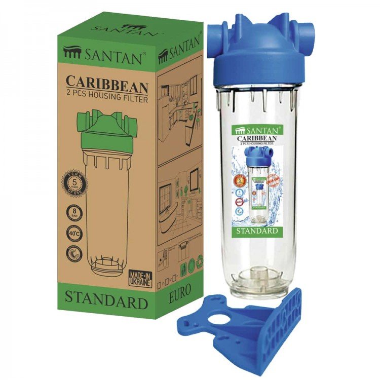 купити Фільтр для очищення води SANTAN Caribbean 2PS, 1/2", 10" - SANTAN Водомет в Києві
