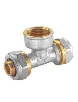 Трійник із внутрішнім різьбленням з проточкою NTM 26х1 Трійник із внутрішнім різьбленням з проточкою NTM 26х1