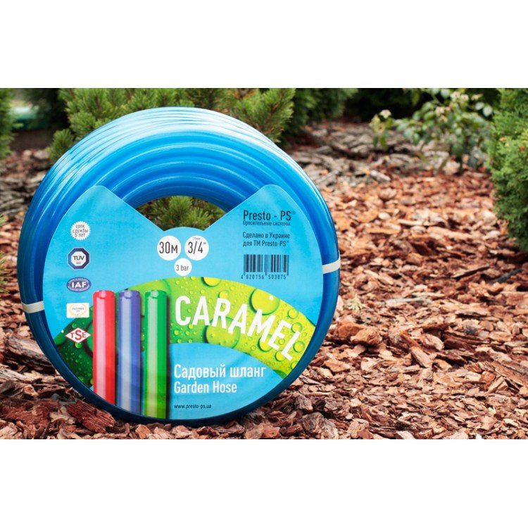 купити Шланг поливальний Presto-PS силікон садовий Caramel (синій) діаметр 3/4 дюйма, довжина 30 м (CAR B-3/4 30) - Presto-PS Водомет в Києві купити Шланг поливальний Presto-PS силікон садовий Caramel (синій) діаметр 3/4 дюйма, довжина 30 м (CAR B-3/4 30) - Presto-PS Водомет в Києві