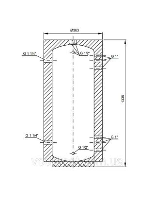 Теплоакумулятор Thermo Alliance ТА Mini-00 75 40 мм, Теплоакумулятор Thermo Alliance ТА Mini-00 75 40 мм,