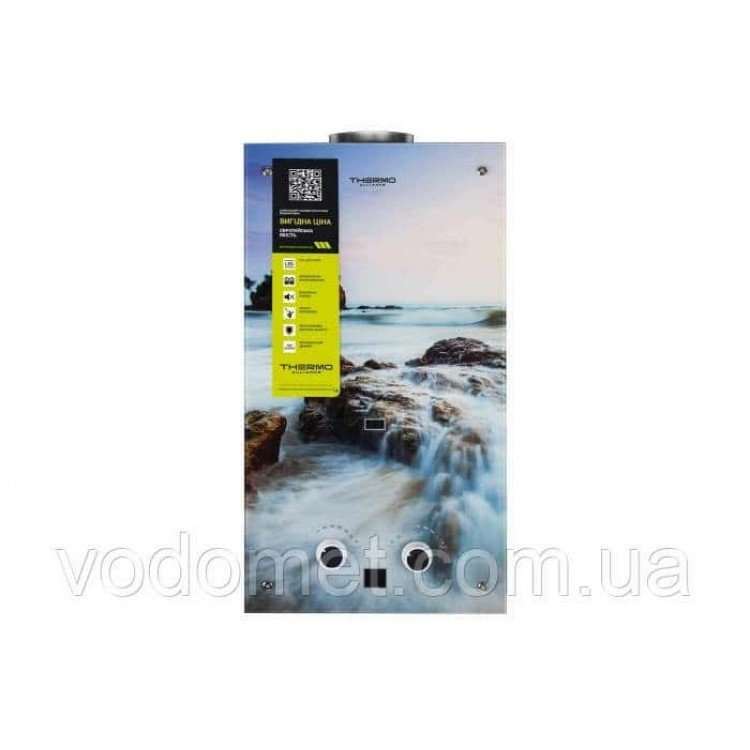 Колонка газова димохідна Thermo Alliance JSD20-10GA 10 л скло (море) - Thermo Alliance Колонка газова димохідна Thermo Alliance JSD20-10GA 10 л скло (море) - Thermo Alliance Магазин Водомет - Газові водонагрівачі