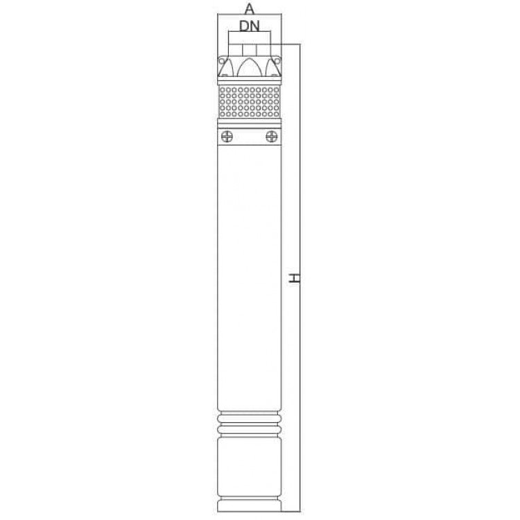 Насос глибинний 4 SKM 150-1,1 kw EUROAQUA з конденсатором - Насос глибинний 4 SKM 150-1,1 kw EUROAQUA з конденсатором - Магазин Водомет - Вихрові погружні