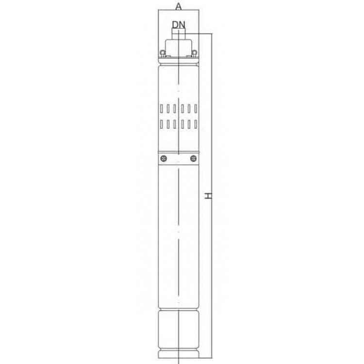 303002 - Глибинний насос Delta 4QGD 2.2-60 0.5kw - Delta 303002 - Глибинний насос Delta 4QGD 2.2-60 0.5kw - Delta Магазин Водомет - Шнекові погружні