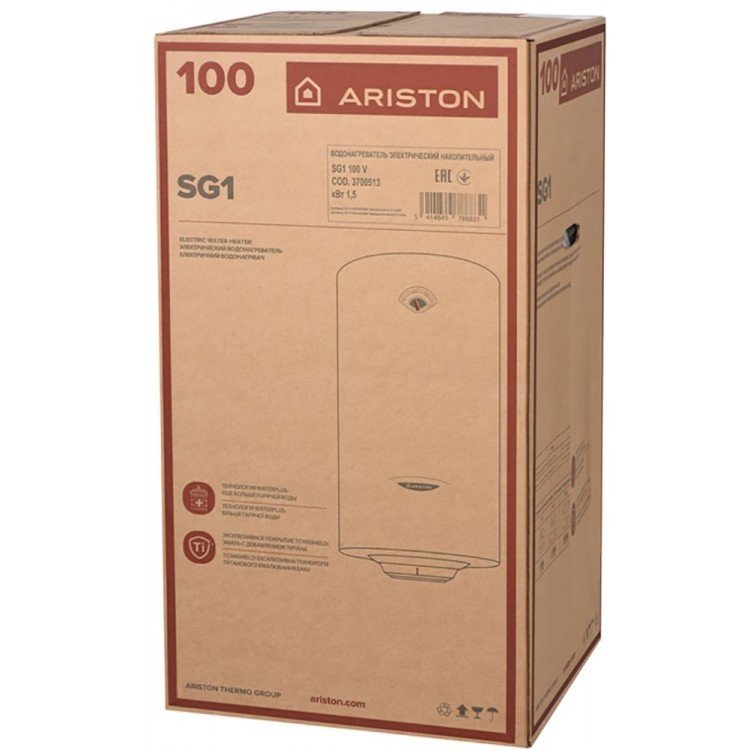 Водонагрівач електричний Ariston SG1 100 V, 100 л Водонагрівач електричний Ariston SG1 100 V, 100 л - Ariston Магазин Водомет - Електричні водонагрівачі