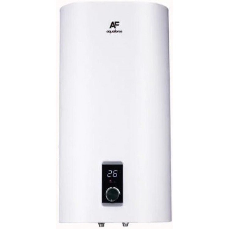 Водонагрівач електричний Aquaforce Zenith Dry V50DF, 50 л, вертикальний, плоский (сухий ТЕН) - Aquaforce  Магазин Водомет - Водонагрівачі пласкі