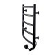 Рушникосушарка UNIO LD ER 500-500-5 BLK Драбинка Дуга електро чорна - UNIO Рушникосушарка UNIO LD ER 500-500-5 BLK Драбинка Дуга електро чорна - UNIO Магазин Водомет - Рушникосушки