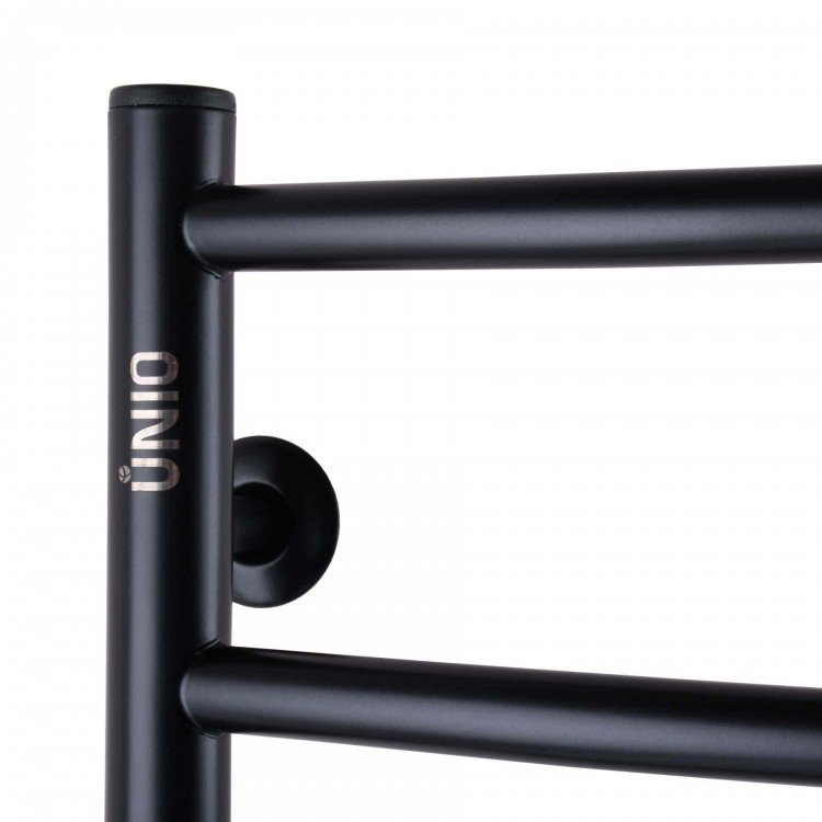 Рушникосушарка UNIO LD ER 500-500-5 BLK Драбинка Дуга електро чорна - UNIO Рушникосушарка UNIO LD ER 500-500-5 BLK Драбинка Дуга електро чорна - UNIO Магазин Водомет - Рушникосушки
