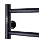 Рушникосушарка UNIO LD ER 500-500-5 BLK Драбинка Дуга електро чорна - UNIO Рушникосушарка UNIO LD ER 500-500-5 BLK Драбинка Дуга електро чорна - UNIO Магазин Водомет - Рушникосушки