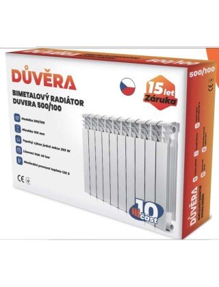 Радіатор біметалевий DUVERA 500/100 (BRD-100) Радіатор біметалевий DUVERA 500/100 (BRD-100)