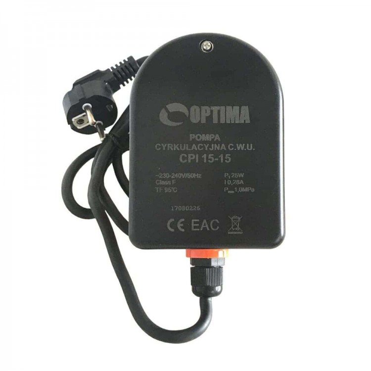 Насос рециркуляційний Optima CPI 15-15 - Optima Насос рециркуляційний Optima CPI 15-15 - Optima Магазин Водомет - Циркуляційні насоси