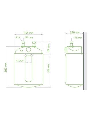Водонагрівач TESY Compact Line GCU 0615 M01 RC, 6 л Водонагрівач TESY Compact Line GCU 0615 M01 RC, 6 л