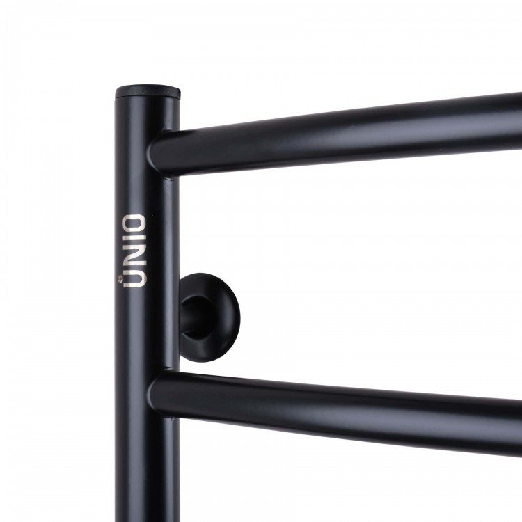 Рушникосушарка UNIO LD ER 700-500-7 BLK Драбинка Дуга електро чорна - UNIO Рушникосушарка UNIO LD ER 700-500-7 BLK Драбинка Дуга електро чорна - UNIO Магазин Водомет - Рушникосушки