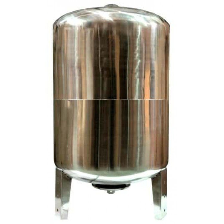 Гідроаккумулятор вертикальний нерж ЕА 80 VT, inox - Euroaqua Гідроакумулятор 80 VT INOХ ЕА - Магазин Водомет - Гідроакумулятори