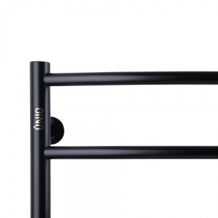 Рушникосушарка UNIO LD W 500-500-5 BLK Драбинка Дуга вода чорна - UNIO Рушникосушарка UNIO LD W 500-500-5 BLK Драбинка Дуга вода чорна - UNIO Магазин Водомет - Рушникосушки