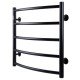 Рушникосушарка UNIO LD W 500-500-5 BLK Драбинка Дуга вода чорна - UNIO Рушникосушарка UNIO LD W 500-500-5 BLK Драбинка Дуга вода чорна - UNIO Магазин Водомет - Рушникосушки