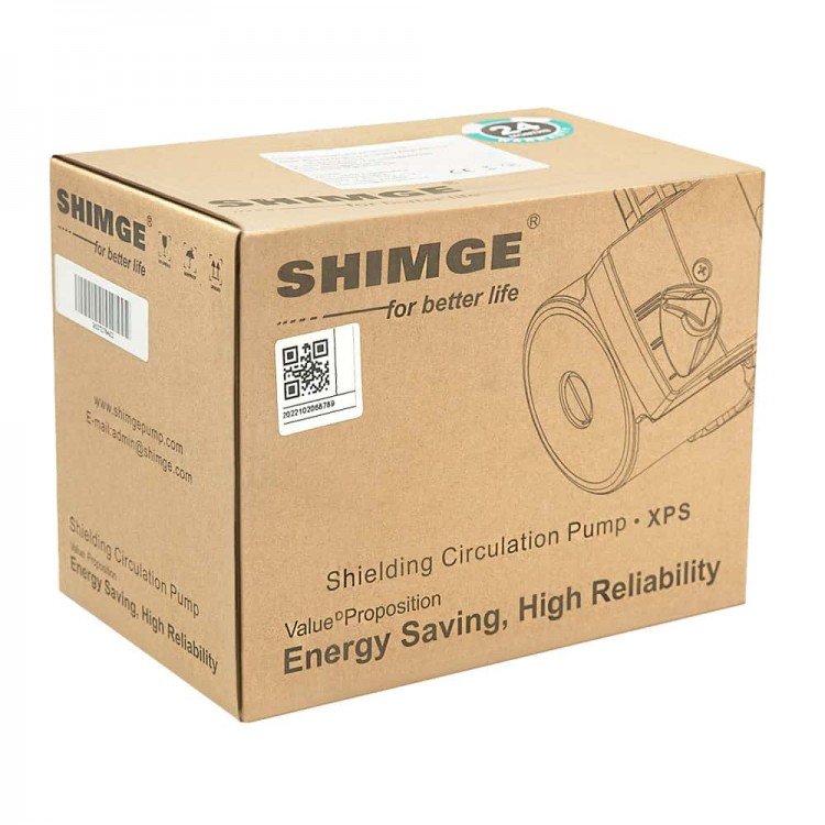 Насос циркуляційний SHIMGE XPS 25-4-180B, Qmax=3м³ - Shimge Магазин Водомет - Циркуляційні насоси
