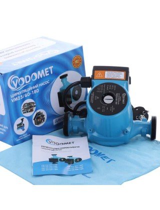 Насос циркуляційний VODOMET VM25 / 60-180 з кабелем, без гайок (VO0004)