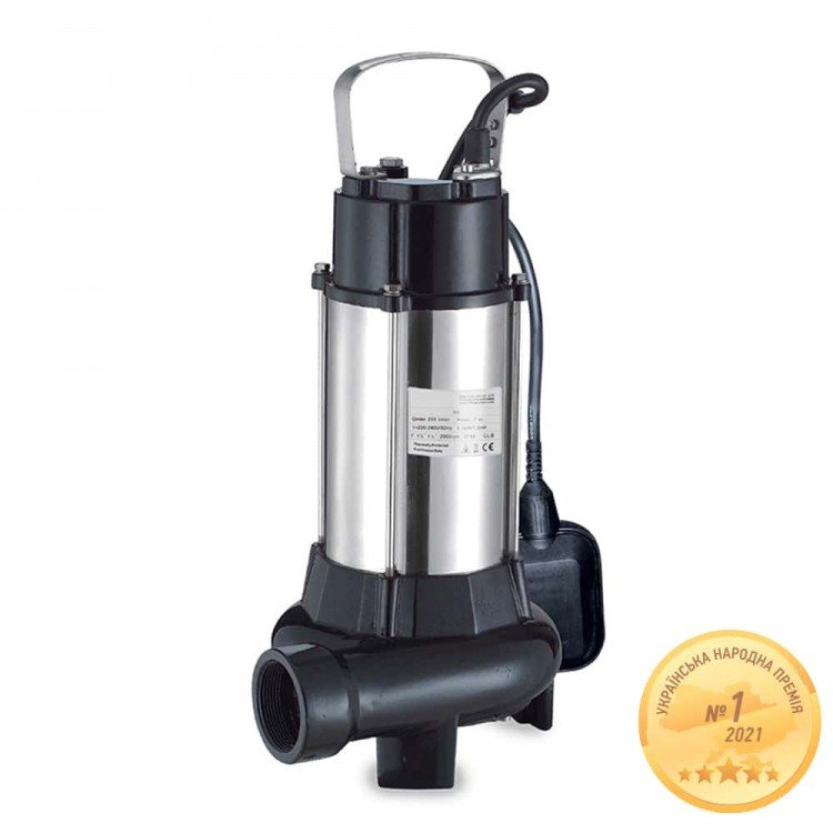 Насос каналізаційний 1.1кВт Hmax 7м Qmax 270л/хв (з ножем) AQUATICA (773331) - Aquatica Насос каналізаційний 1.1кВт Hmax 7м Qmax 270л/хв (з ножем) AQUATICA (773331) - Aquatica Магазин Водомет - Дренажні та каналізаційні насоси