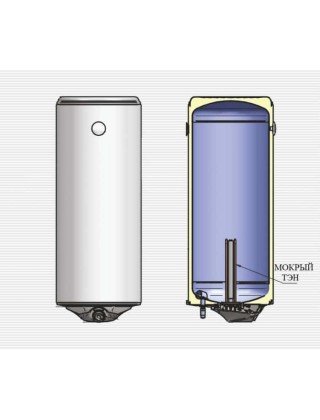 Водонагрівач ELDOM Style 50 SLIM 1,5KW 72267W Водонагрівач ELDOM Style 50 SLIM 1,5KW 72267W