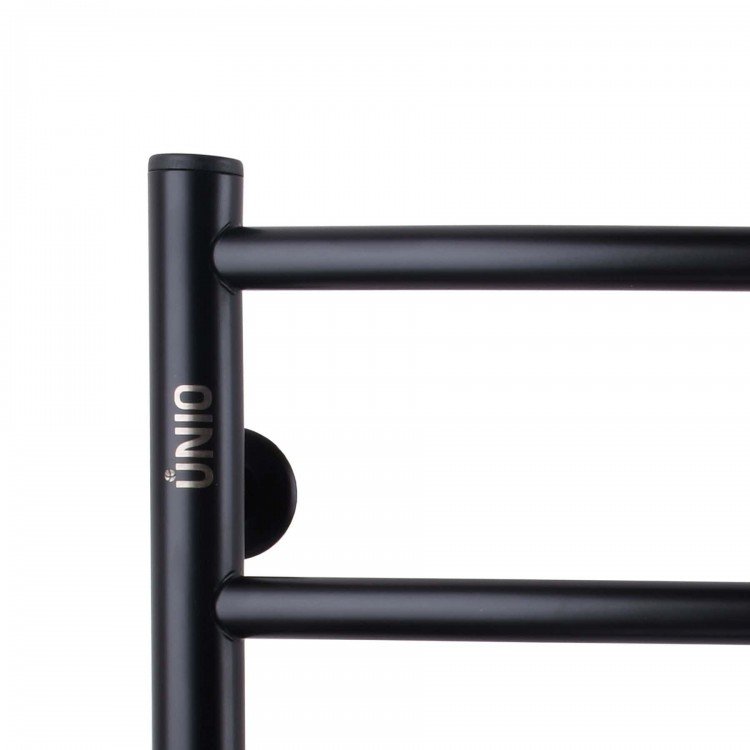 Рушникосушарка UNIO LD EL 500-500-5 BLK Драбинка Дуга електро чорна - UNIO Магазин Водомет - Рушникосушки