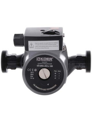 Насос циркуляційний відцентр. KOER KP.GRS-25 / 4-180 (KP0248) Насос циркуляційний відцентр. KOER KP.GRS-25 / 4-180 (KP0248)