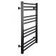 Рушникосушарка UNIO MS W 800-500-12 BLK Модена вода чорна - UNIO Рушникосушарка UNIO MS W 800-500-12 BLK Модена вода чорна - UNIO Магазин Водомет - Рушникосушки