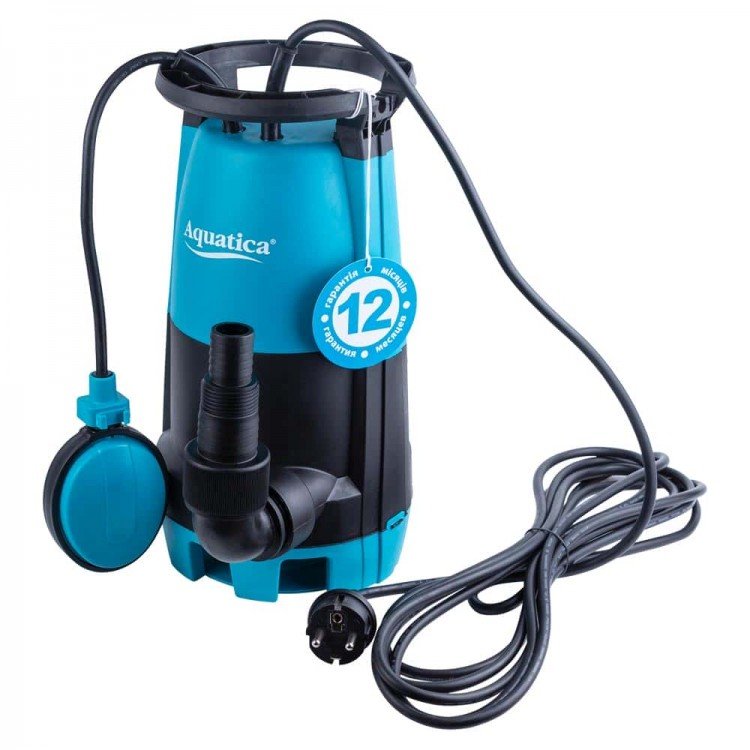 Насос дренажний садовий 3в1 0.5кВт Hmax 6.1м Qmax 210л/хв AQUATICA XKJa500E (773133) - Aquatica Насос дренажний садовий 3в1 0.5кВт Hmax 6.1м Qmax 210л/хв AQUATICA XKJa500E (773133) - Aquatica Магазин Водомет - Дренажні насоси