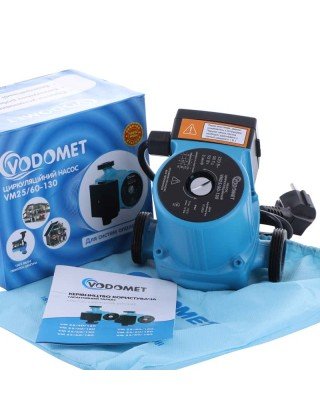 Насос циркуляційний VODOMET VM25/60-130 з кабелем, без гайок (VO0003) Насос циркуляційний VODOMET VM25/60-130 з кабелем, без гайок (VO0003)