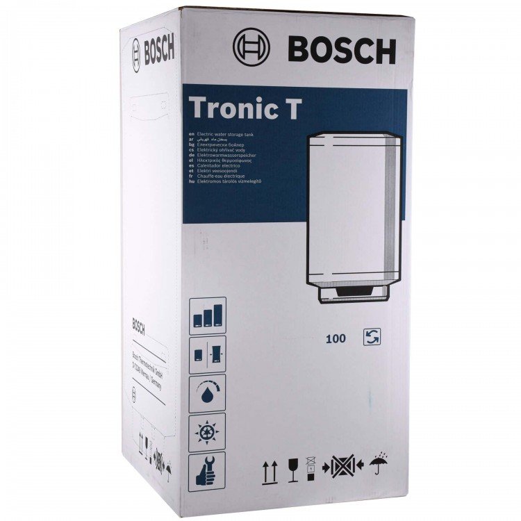 Водонагрівач Bosch Tronic 8000 T ES 100-5 2000W сухий ТЕН, електронне керування - Водонагрівач Bosch Tronic 8000 T ES 100-5 2000W сухий ТЕН, електронне керування - Магазин Водомет - Електричні водонагрівачі