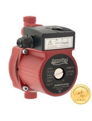Насос для підвищення тиску GPD15-9A/160 120Вт Hmax 9м Qmax 30л/хв 160мм + гайки AQUATICA (774711)
