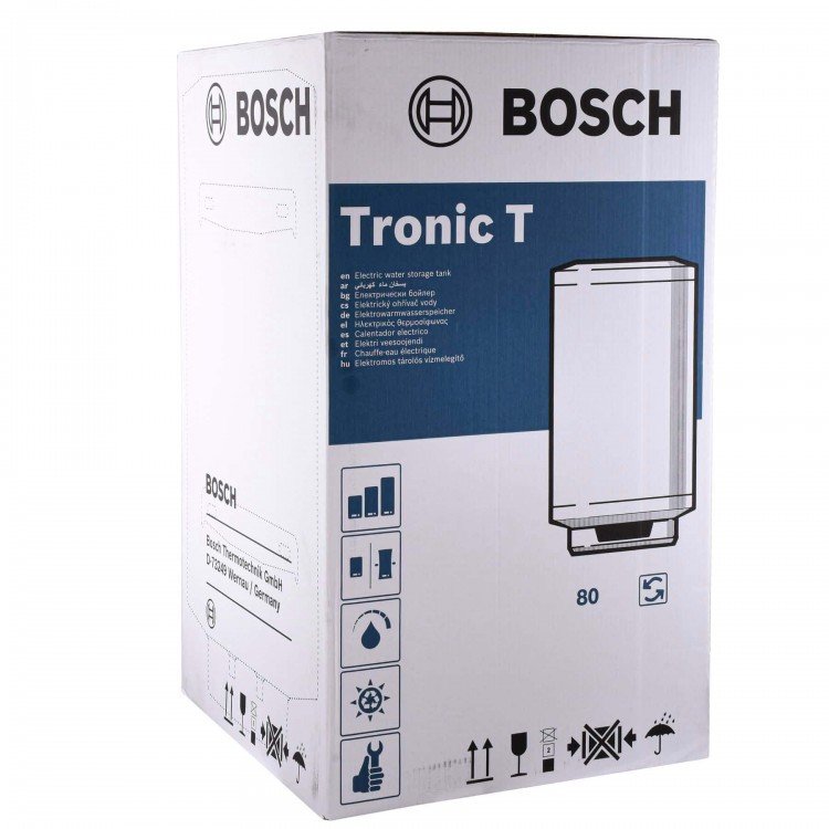 Водонагрівач Bosch Tronic 8000 T ES 080-5 2000W сухий ТЕН, електронне керування - Водонагрівач Bosch Tronic 8000 T ES 080-5 2000W сухий ТЕН, електронне керування - Магазин Водомет - Електричні водонагрівачі