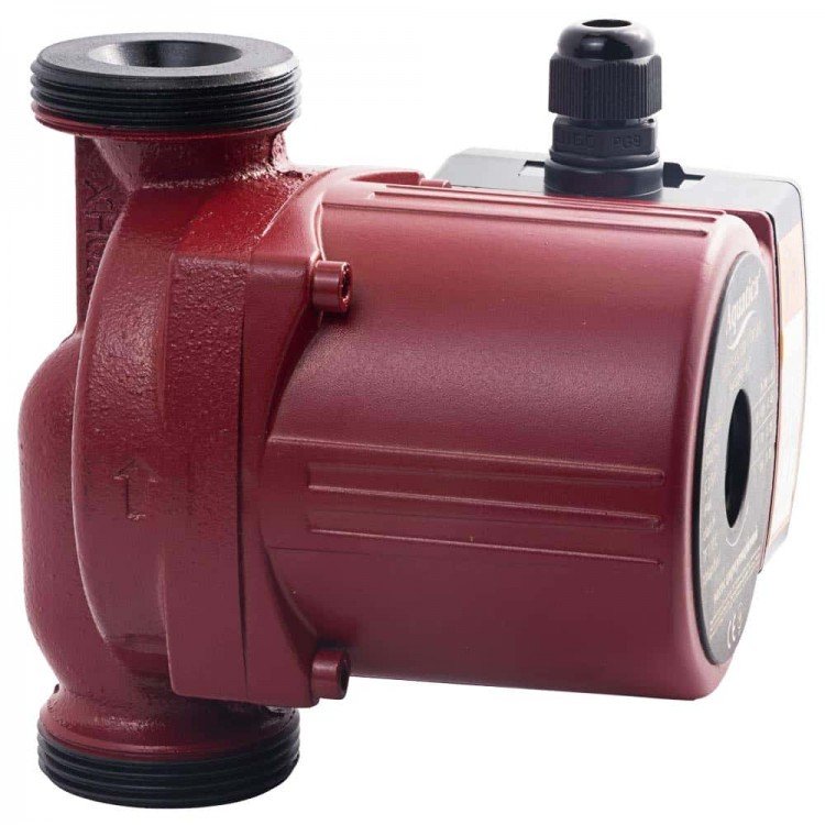 Насос циркуляційний 100Вт Hmax 6м Qmax 75л/хв ?1?" 130мм+гайки ?1" AQUATICA (774133) - Aquatica Магазин Водомет - Циркуляційні насоси