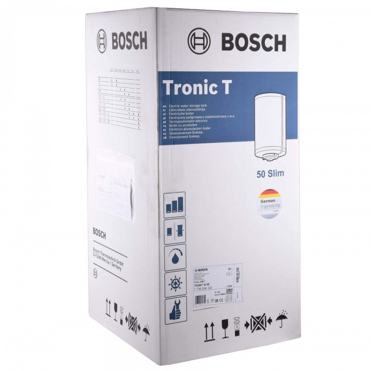 Водонагрівач Bosch Tronic 2000 TR 2000 T 50 SB / 50л, 2000W, Slim - Водонагрівач Bosch Tronic 2000 TR 2000 T 50 SB / 50л, 2000W, Slim - Магазин Водомет - Електричні водонагрівачі