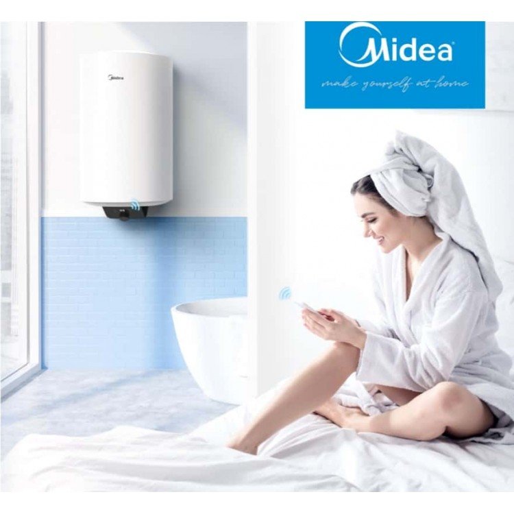 Водонагрівач Midea PRIME Wi-Fi D80-15EFG (W) - Midea Водонагрівач Midea PRIME Wi-Fi D80-15EFG (W) - Midea Магазин Водомет - З мокрим теном