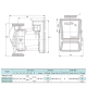 Насос циркуляційний SHIMGE APM 25-8-130A, Qmax 4,3м³