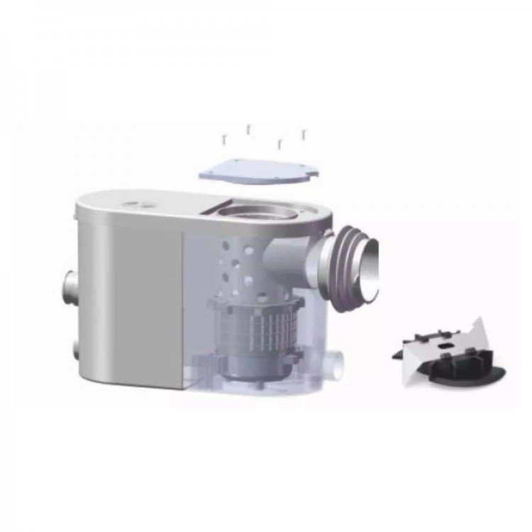 Установка каналізаційна SHIMGE WT 500B (0,5 кВт, Нmax 9 м, Qmax 125 л/хв) Установка каналізаційна SHIMGE WT 500B (0,5 кВт, Нmax 9 м, Qmax 125 л/хв)