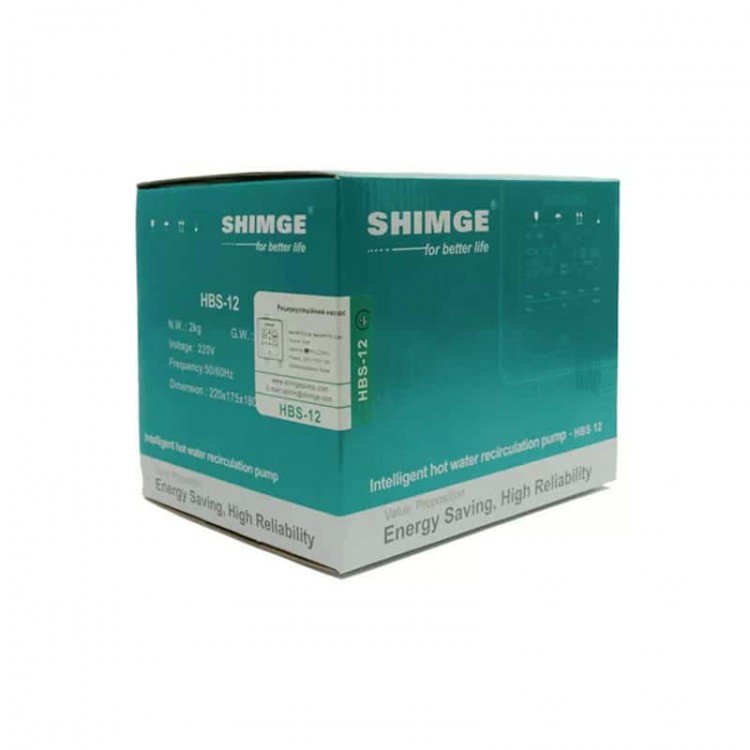 Рециркуляційний насос SHIMGE HBS-12, G1/2" Рециркуляційний насос SHIMGE HBS-12, G1/2"