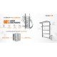 Рушникосушка Hotel-I 650х430 TR K таймер-регулятор Рушникосушка Hotel-I 650х430 TR K таймер-регулятор - Mario Магазин Водомет - Рушникосушки