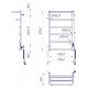 Рушникосушка Hotel-I 800х530 TR K таймер-регулятор - Mario Рушникосушка Hotel-І 800*530/240 електр. TR л/п - Магазин Водомет - 2БАЗА