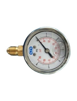 Манометр GROSS верт. 1/4" з гліцер. в нж корп. ф 50 мм 6,0 бар GU-01