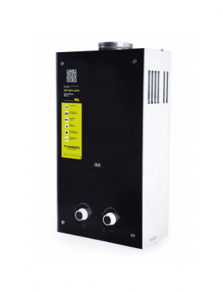 Колонка газова димохідна Thermo Alliance JSD20-10GD 10 л (скло чорне)