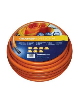 Шланг садовий Tecnotubi Orange Professional для поливу діаметр 1/2 дюйма, довжина 15 м (OR 1/2 15)