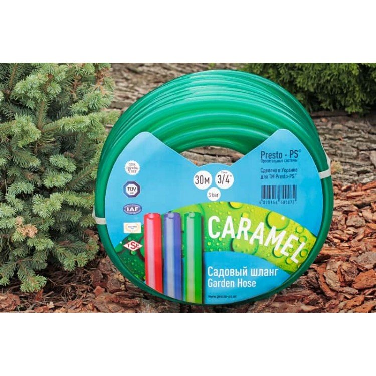 купити Шланг поливальний Presto-PS силікон садовий Caramel (зелений) діаметр 3/4 дюйма, довжина 20 м (CAR-3/4 20) - Presto-PS Водомет в Києві купити Шланг поливальний Presto-PS силікон садовий Caramel (зелений) діаметр 3/4 дюйма, довжина 20 м (CAR-3/4 20) - Presto-PS Водомет в Києві